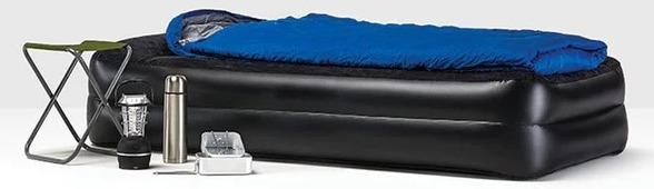 Miniatura Colchón Inflable Eléctrico Queen 2.03X1.52X46CM  - Color: Negro
