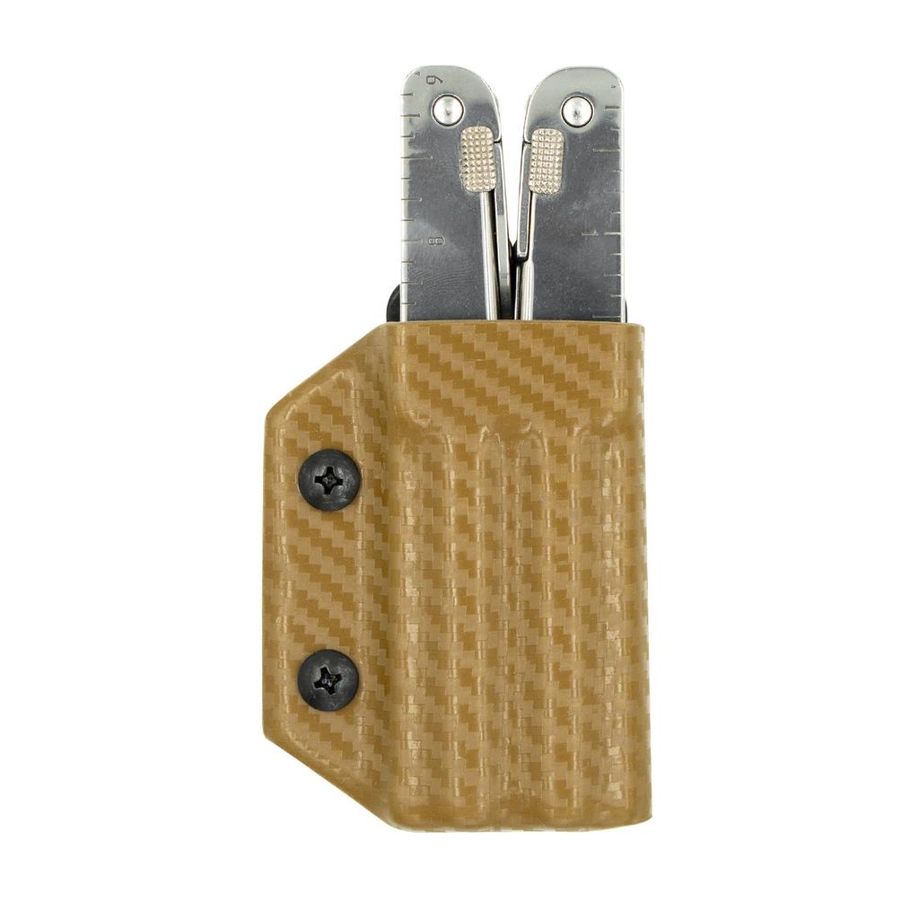Miniatura Funda de Kydex para la Victorinox Swisstool - Color: Carbón Marrón