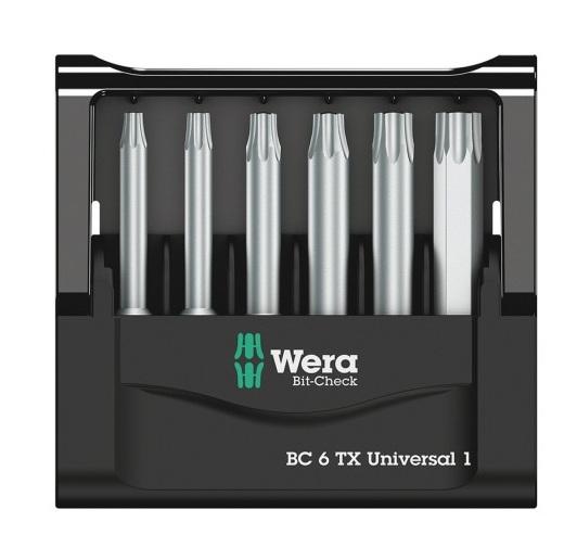 Juego de Puntas Bit Check TORX® Universal 1 (6 Piezas)