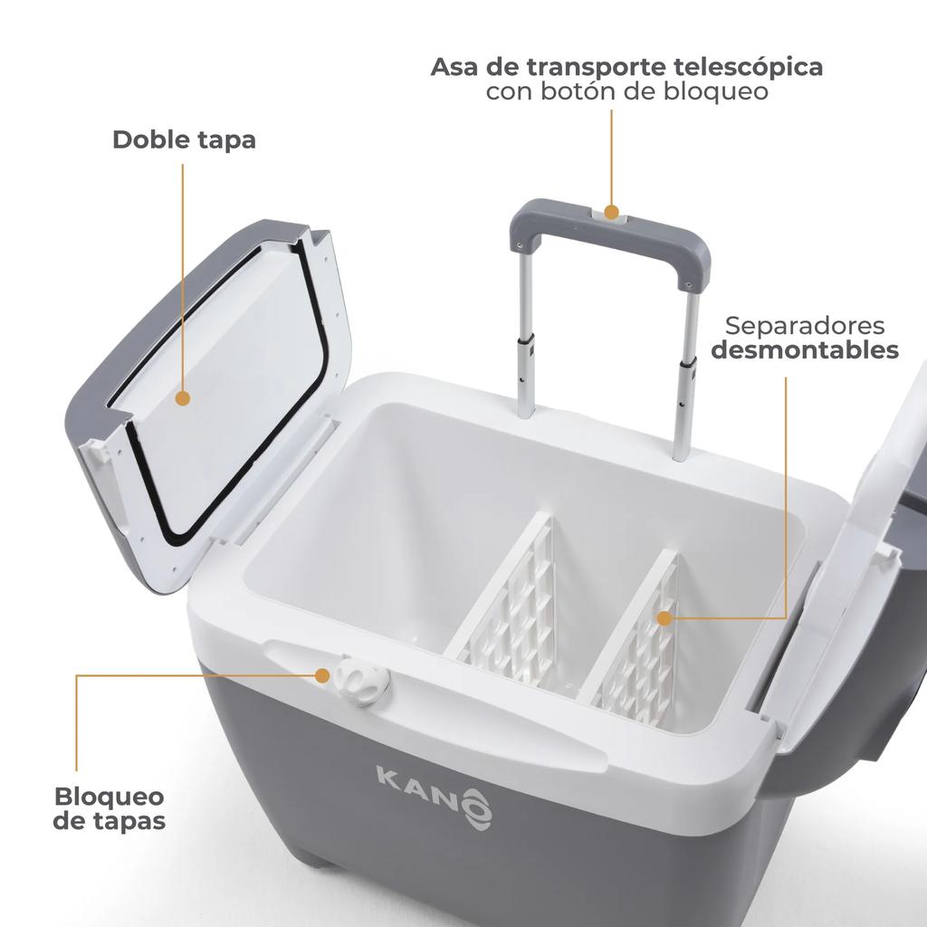 Miniatura Cooler Eléctrico con Ruedas Steffen -