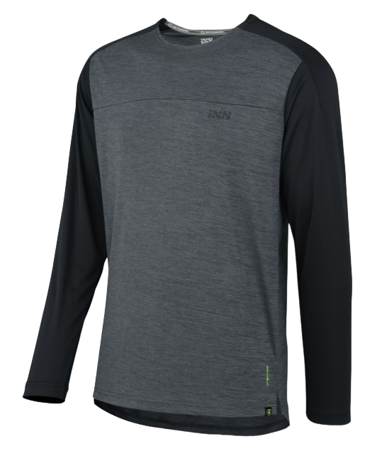 Jersey Kids Flow X L/S De Bicicleta - Color: Gris-Negro