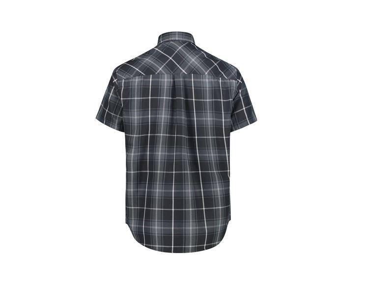 Miniatura Camisa Hombre Short-Sleeve Checked - Color: Gris