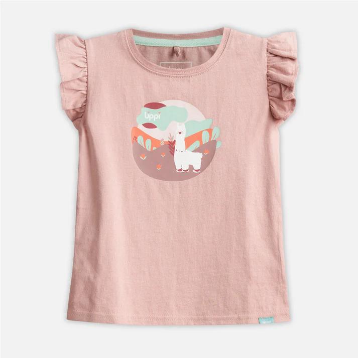 Polera Baby Girl Alpaca T-Shirt - Color: Rosa