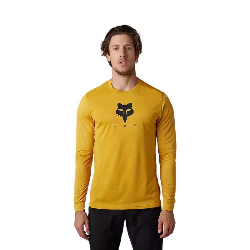 Miniatura Polera Hombre Bicicleta Ranger Trudi Manga Larga - Color: Amarillo