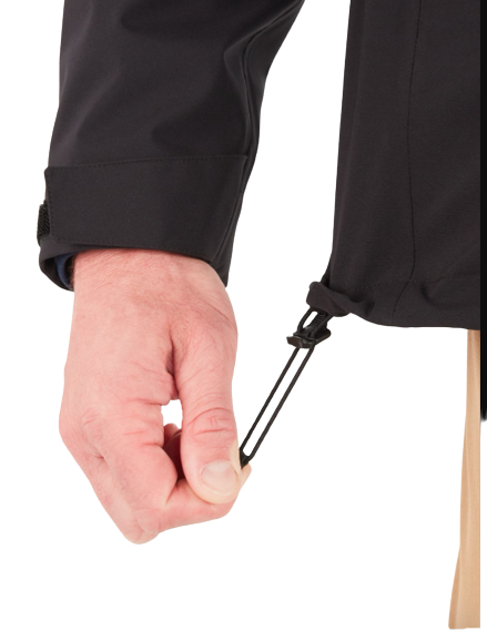 Miniatura Chaqueta Impermeable Hombre Precip Eco Pro - Color: Negro