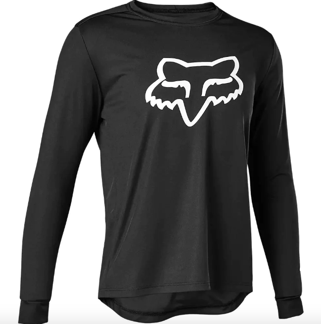 Polera Bicicleta Niño Ranger Manga Larga - Color: Negro