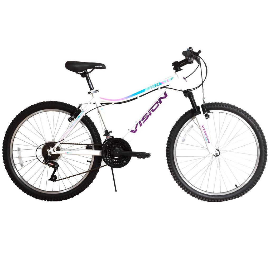 Bicicleta Oxygen MTB Aro 24 Acero 18V. Dama Talla 16 V-Brake