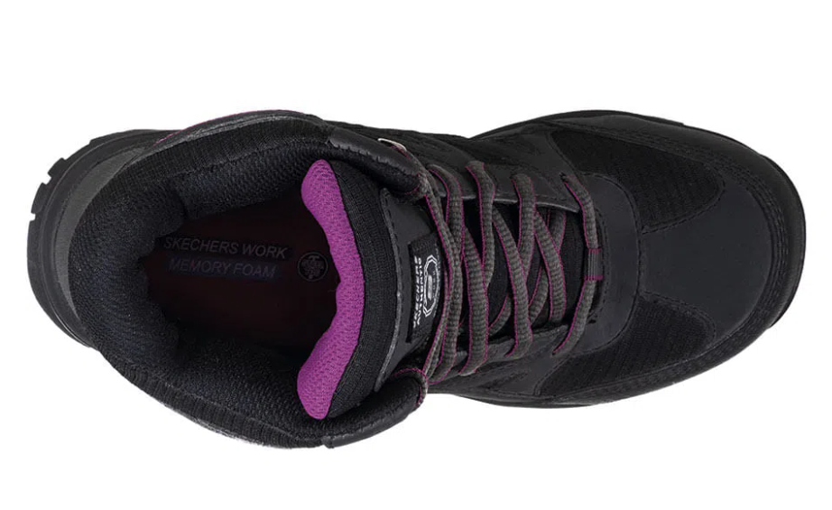 Calzado De Seguridad Mujer Pomeria - Color: Negro-Morado