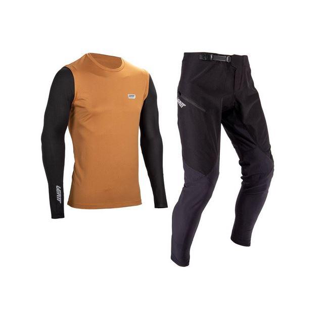 Kit Mtb Jersey Y Pantalón Ride 1.0 V25 - Color: Negro-Marron