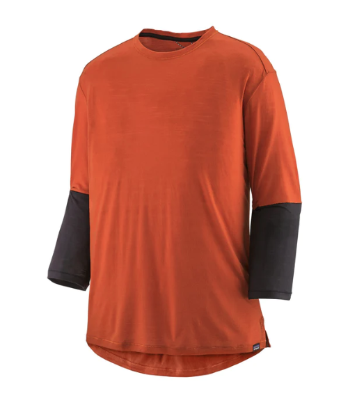 Polera Hombre Manga 3/4 Merino Bike Jersey -