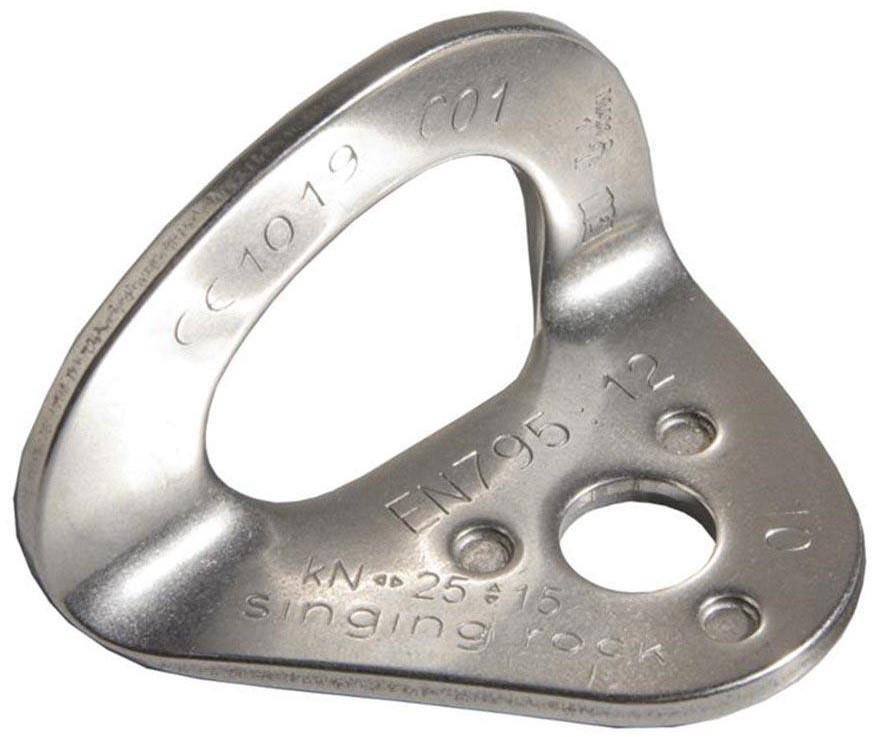 Chapa De Anclaje Inox - Color: Plateado