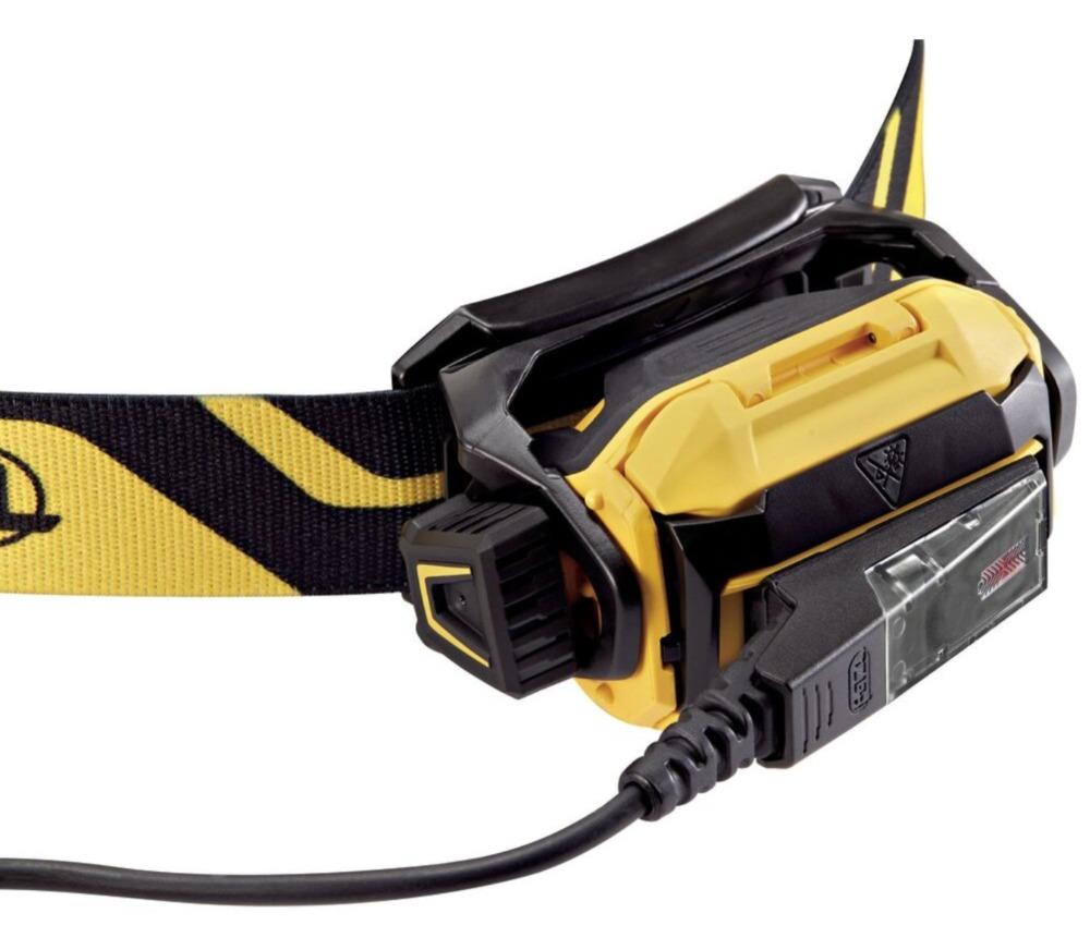 Miniatura Linterna frontal recargable PIXA® R 600 lm - Color: Negro Amarillo
