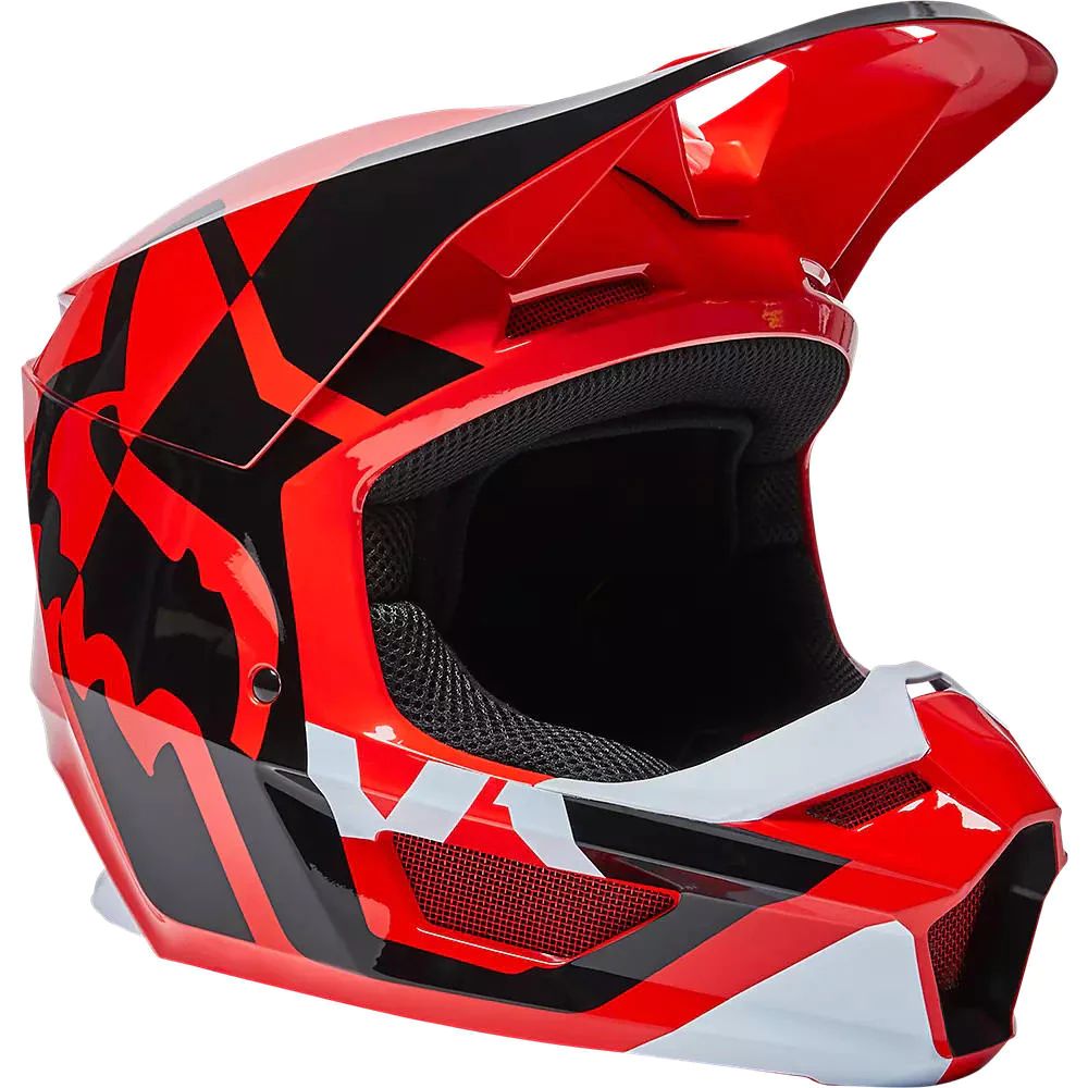 Miniatura Casco Moto Niño V1 Lux 2022 -