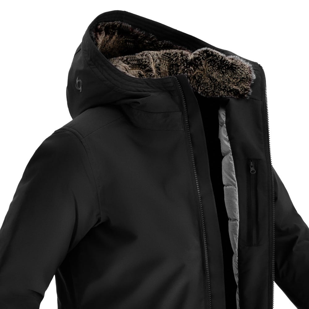 Parka Abrigo Astral Mujer - Color: Negro