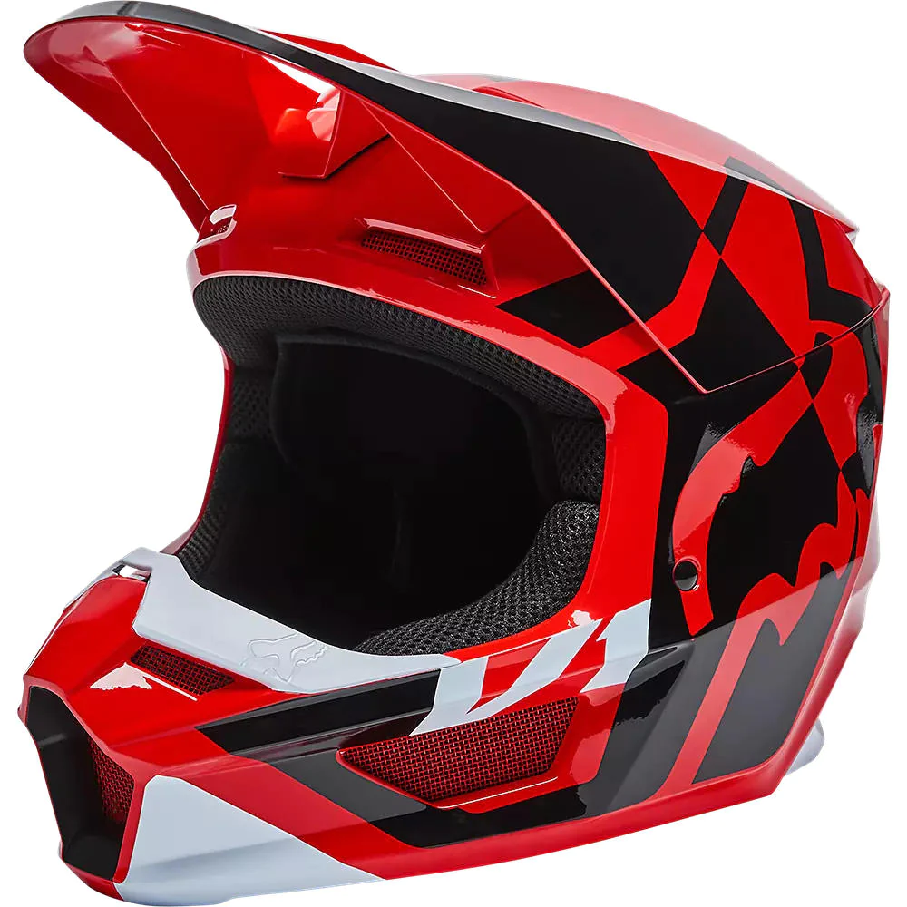 Miniatura Casco Moto Niño V1 Lux 2022 -