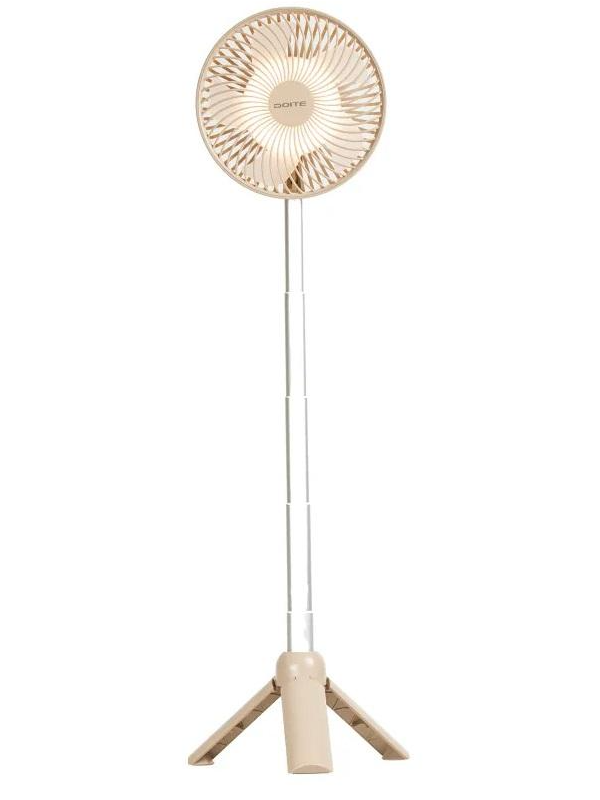 Ventilador Portátil Con Linterna Level  - Color: Amarillo
