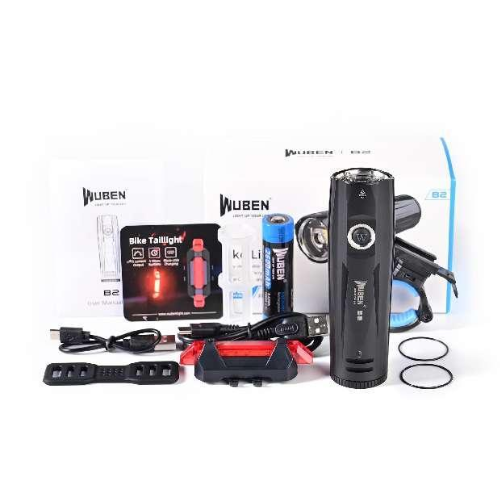 Luz Delantera Para Bicicleta Led Recargable 1300 Lúmenes