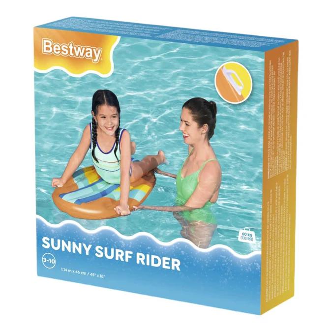 Miniatura Tabla Surf Natacion Inflable con Manilla 114X46Cm -