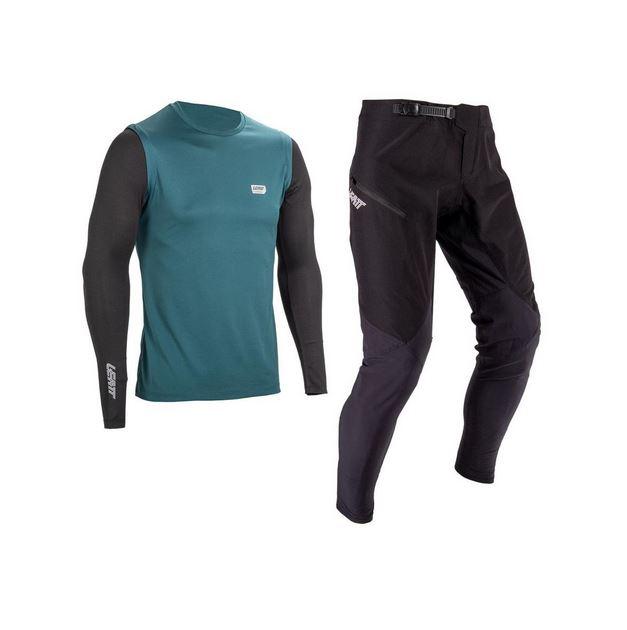 Miniatura Kit Mtb Jersey Y Pantalón Ride 1.0 V25 - Color: Negro-Azul