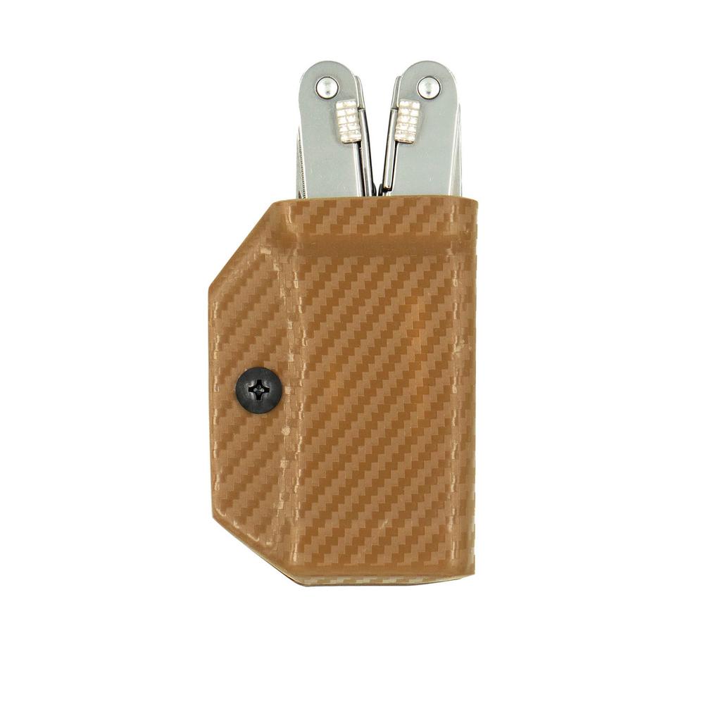 Miniatura Funda de Kydex para Victorinox Spirit - Color: Carbón Marrón