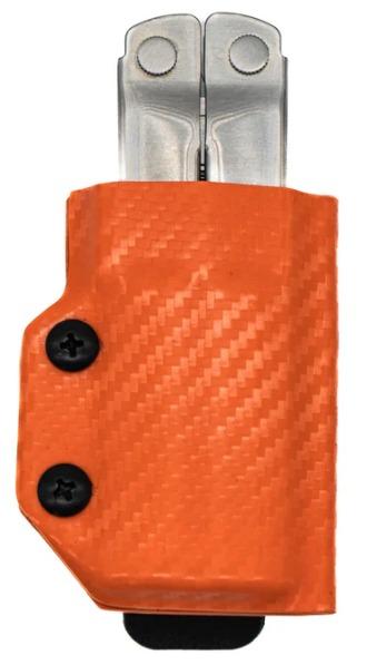 Miniatura Funda de Kydex para Leatherman Bond - Color: Carbón Naranja