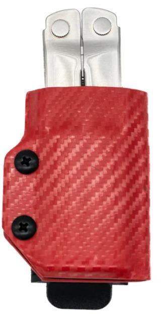 Miniatura Funda de Kydex para Leatherman Bond - Color: Carbón Rojo
