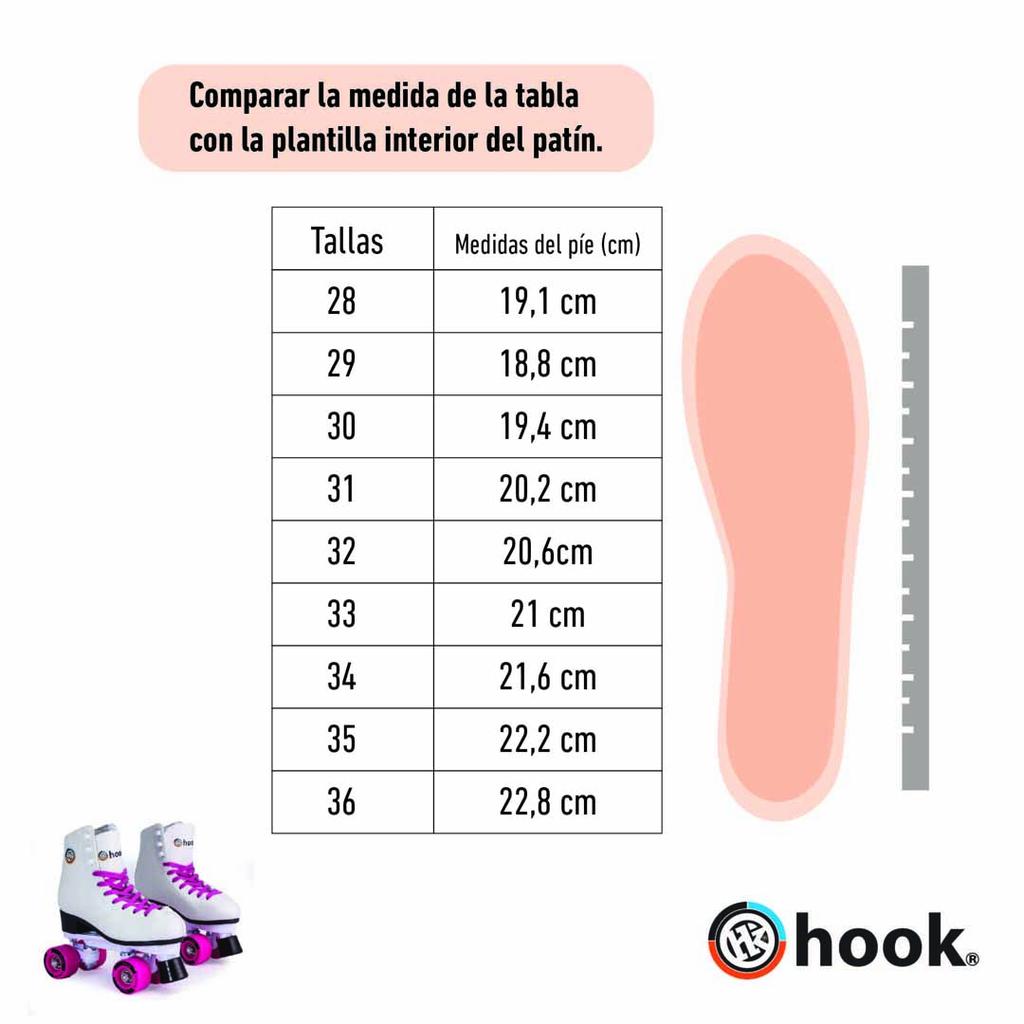 Patines School - Color: Blanco