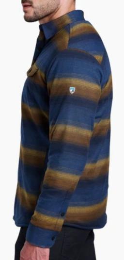 Miniatura Chaqueta Joyrydr Shirt - Color: Azul Marrón