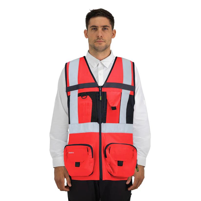 Miniatura Chaleco Geologo Xpert Hombre - Color: Rojo