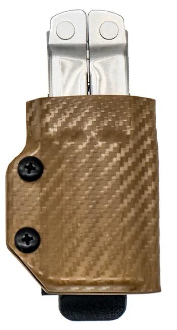 Miniatura Funda de Kydex para Leatherman Bond - Color: Carbón Marrón