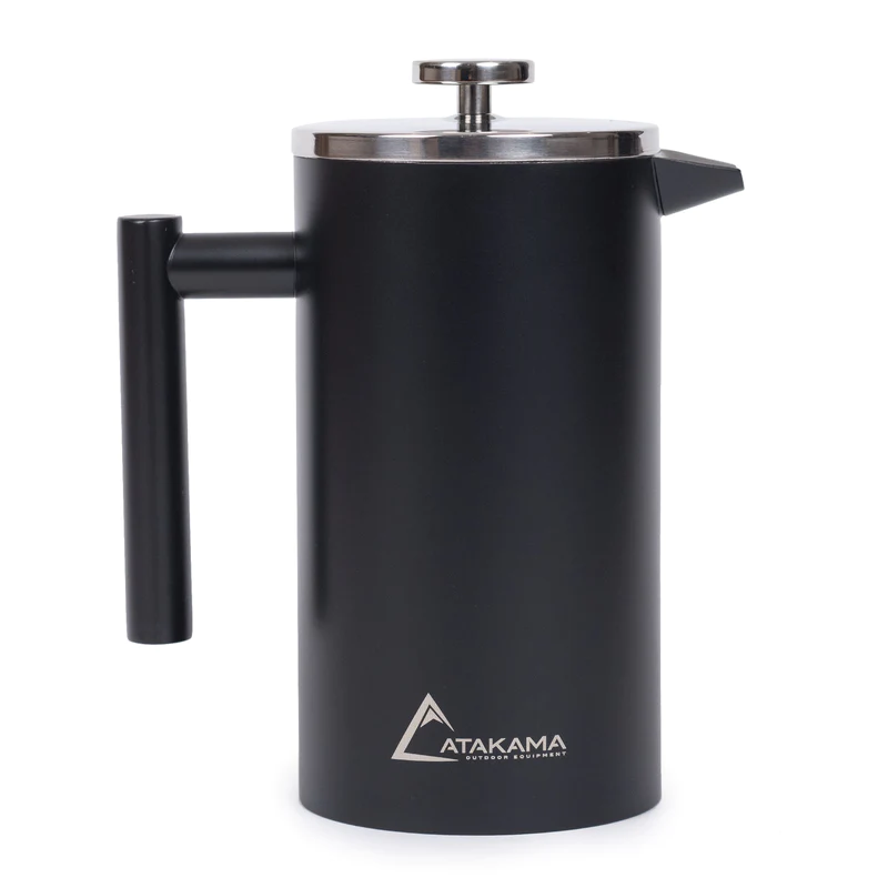 Cafetera Francesa Térmica Pingüino de Humboldt 1 Lt - Color: Negro, Formato: 1 L