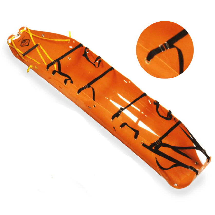Camilla Plegable Rescate Stretcher (individual) - Color: Naranjo
