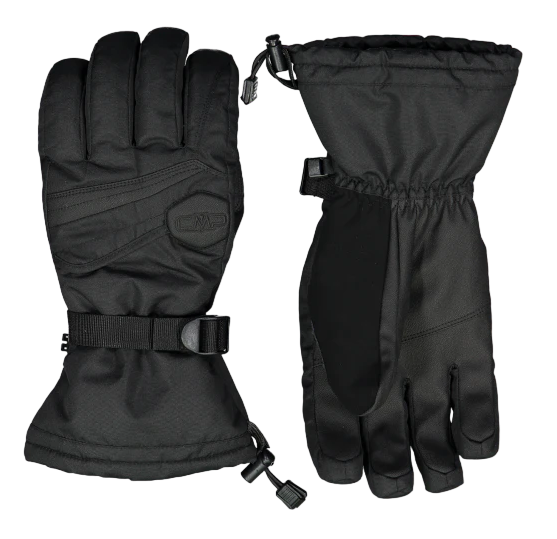 Guantes Hombre Acolchados Para Ski - Color: Negro