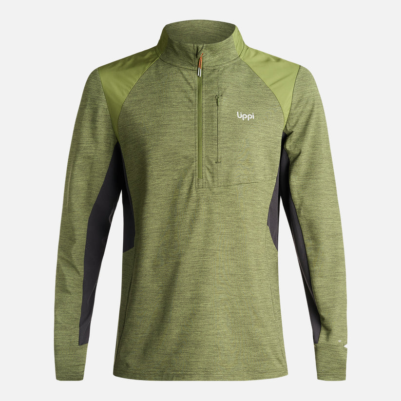 Poleron Hombre Egger 1/4 Zip Melange