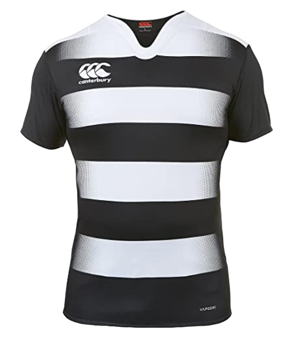 Camiseta Rugby Vapodri Ho-Oped Junior - Color: Negro-Blanco