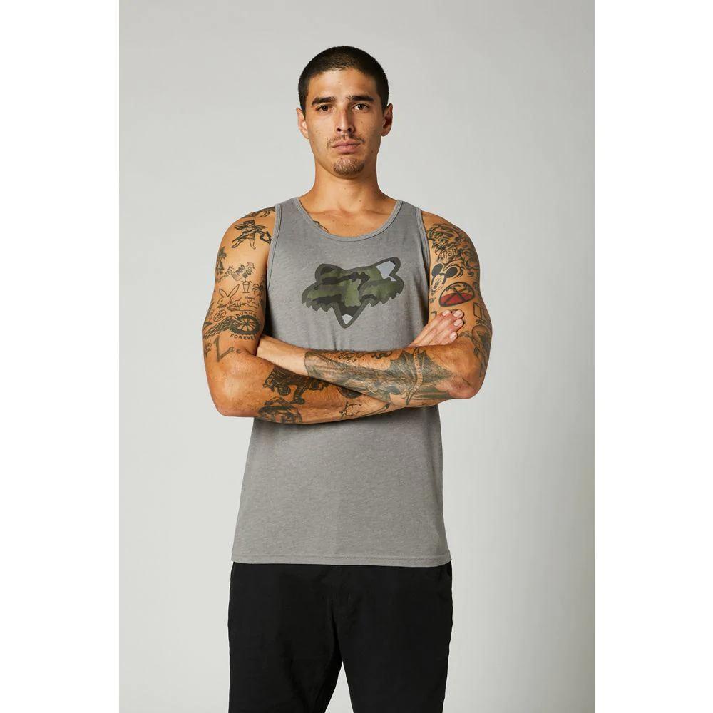 Polera Lifestyle Predator Premium Tank - Talla: L, Color: Gris