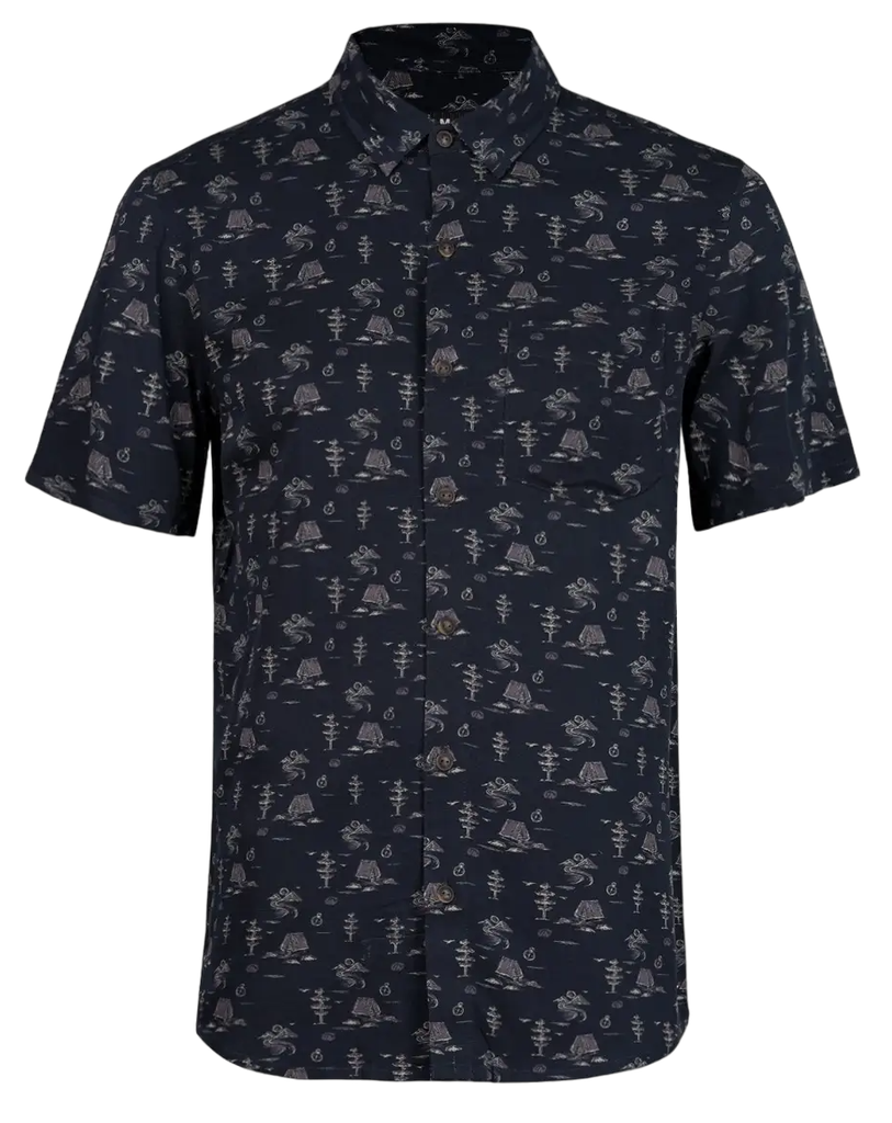 Miniatura Camisa Hombre Woodpecker Short Sleeve Shirt Print -