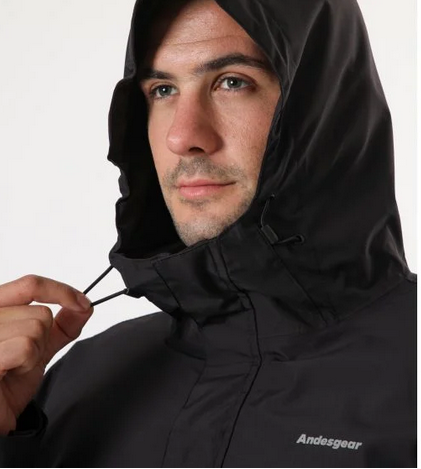 Miniatura Chaqueta Hombre Impermeable Pumalin - Color: Black