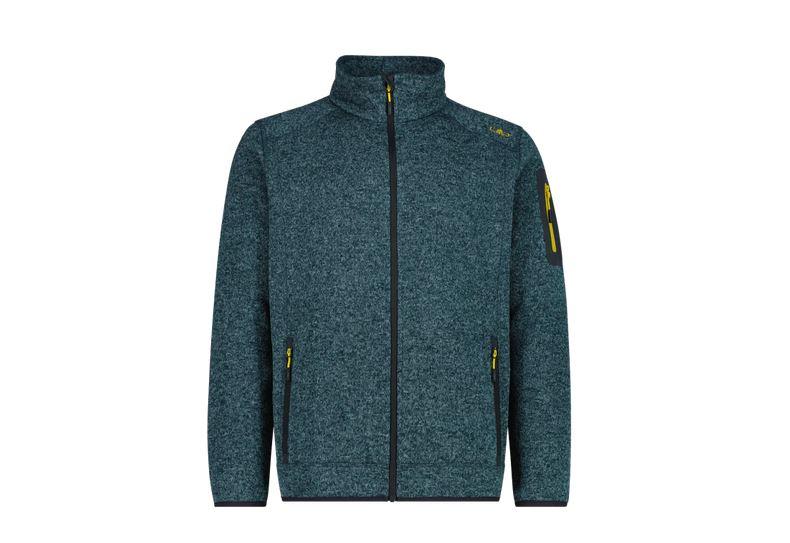 Miniatura Polar Hombre Mélange Knit-Tech Heavy - Color: Verde Oscuro