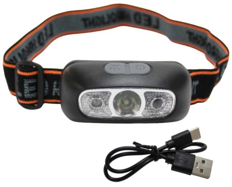 Miniatura Linterna Frontal Recar.Xpe Led - Color: Negro