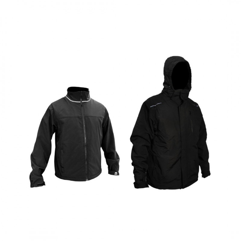 Parka 3 en 1 Anorak Extreme Black Bear -