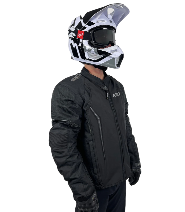 Miniatura Chaqueta Moto Calle Race - Color: Negro