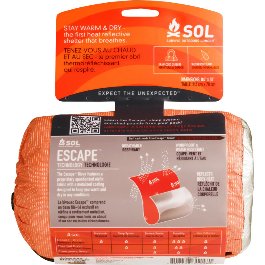 Saco Vivac Escape Bivvy - Color: Naranjo