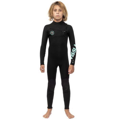 7 Seas Boys 4-3 Full Chest Zip Wetsuit