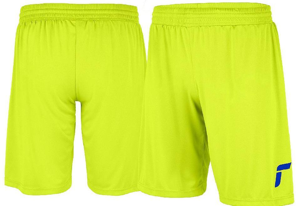 Short Arquero Match Adulto - Color: Amarillo Fluor-Azulino