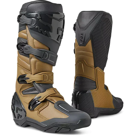 Botas Moto Comp - Color: Cafe/Gris