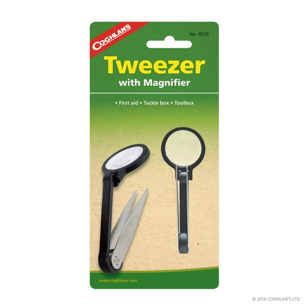 Pinza Con Lupa  - Color: Negro