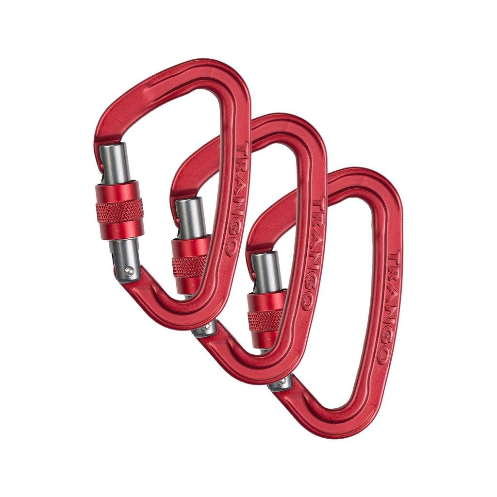 Miniatura Mosquetones React Screwlock 3-Pack - Color: Rust