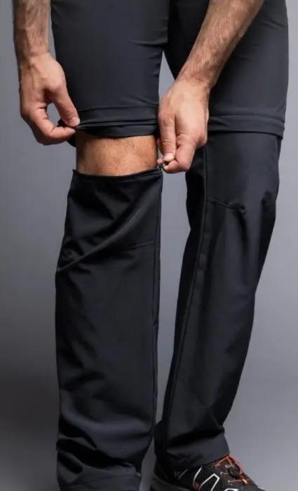 Miniatura Pantalón Hombre Hiking Zip Off - Color: Negro