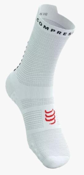 Miniatura Pro Racing Socks RUN HIGH V4.0  - Color: Blanco-Negro